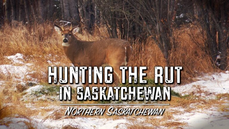 Episode title card: Hunting the Rut in Saskatchewan